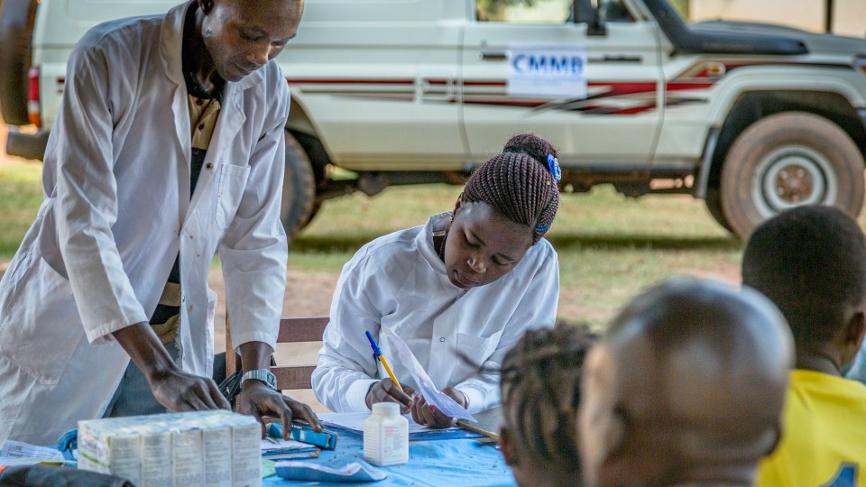 Health workers at Yambio ARV clinic, provide thousands of HIV+ patients with necessary medication.