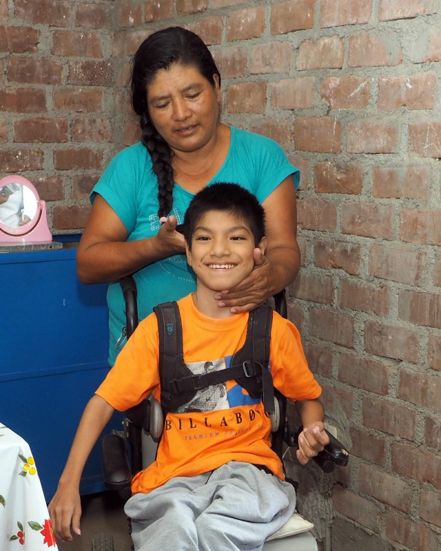 Raul lives with disabilities and in extreme poverty in Peru