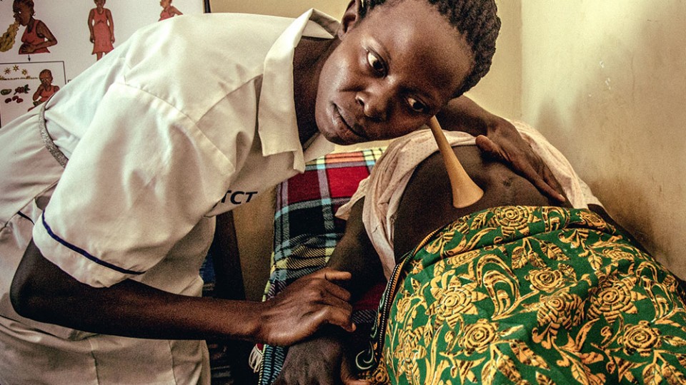 preganant women in south sudan receive prenatal care