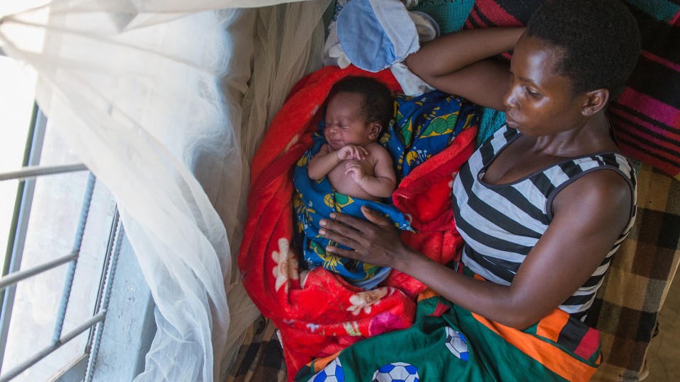 woman and child in Zambia