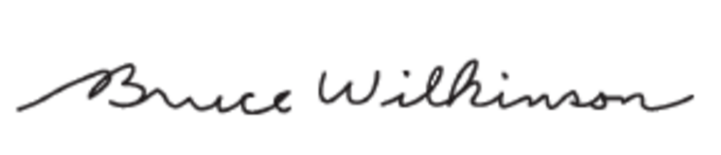 Bruce Wilkinson signature