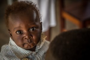 Hope in the eyes of a child from South Sudan