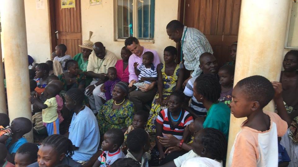 southsudan_aids HIV negative children with their mothers in South Sudan.