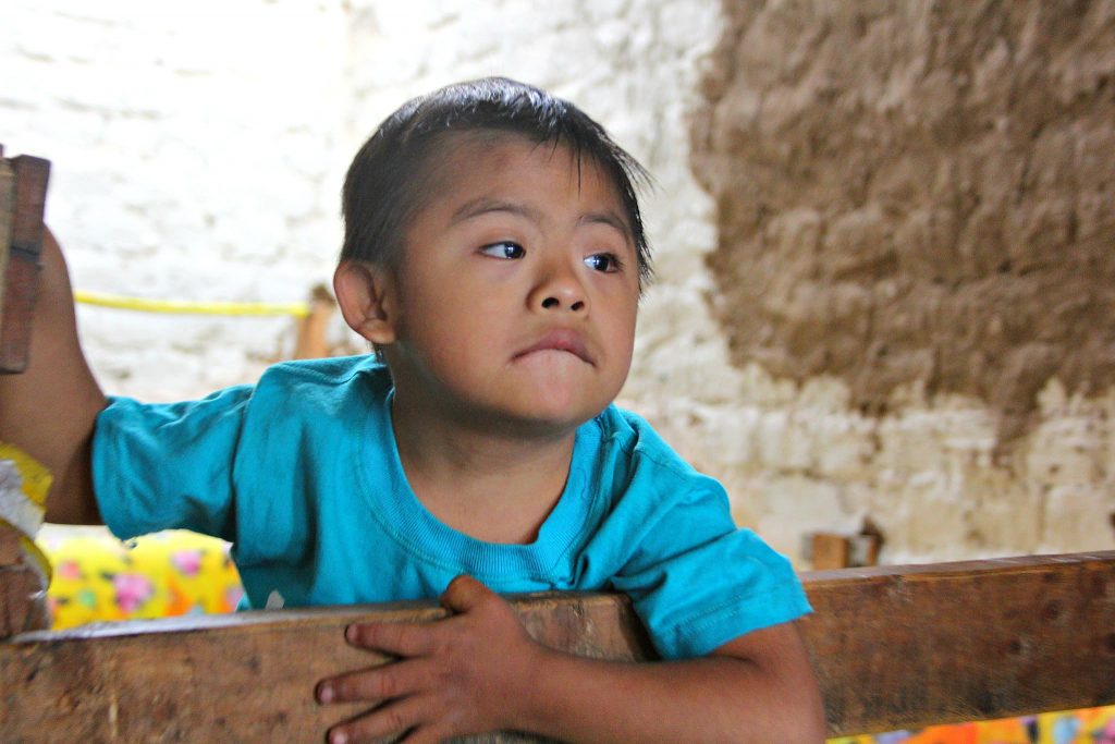 After 18 months of therapy and care, five-year-old Juan Elias is starting to communicate with his family.