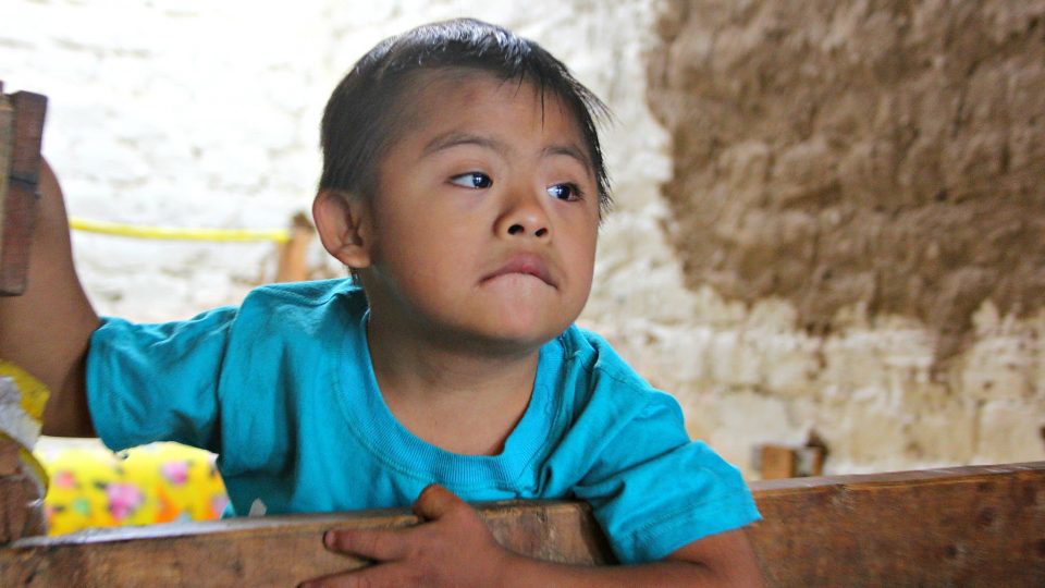 After 18 months of therapy and care, five-year-old Juan Elias is starting to communicate with his family.