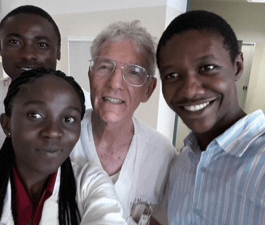 Dr. James Murphy long time volunteer in Ghana