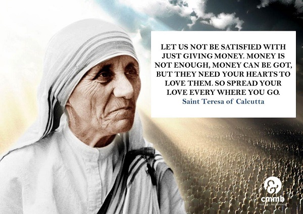 Mother Teresa Picture and Quotation