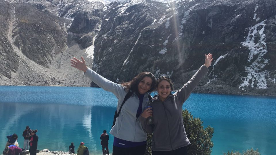 Sama and her mom in Peru during her time volunteering with CMMB Peru