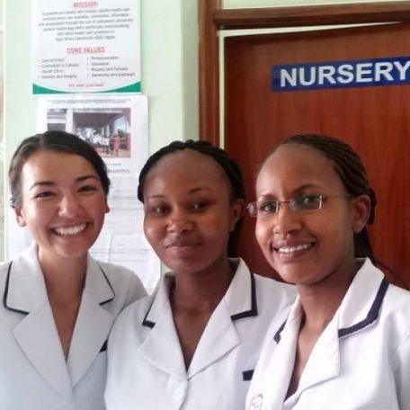 Anne is a nurse in Kenya - 'apply to be a nurse volunteers'