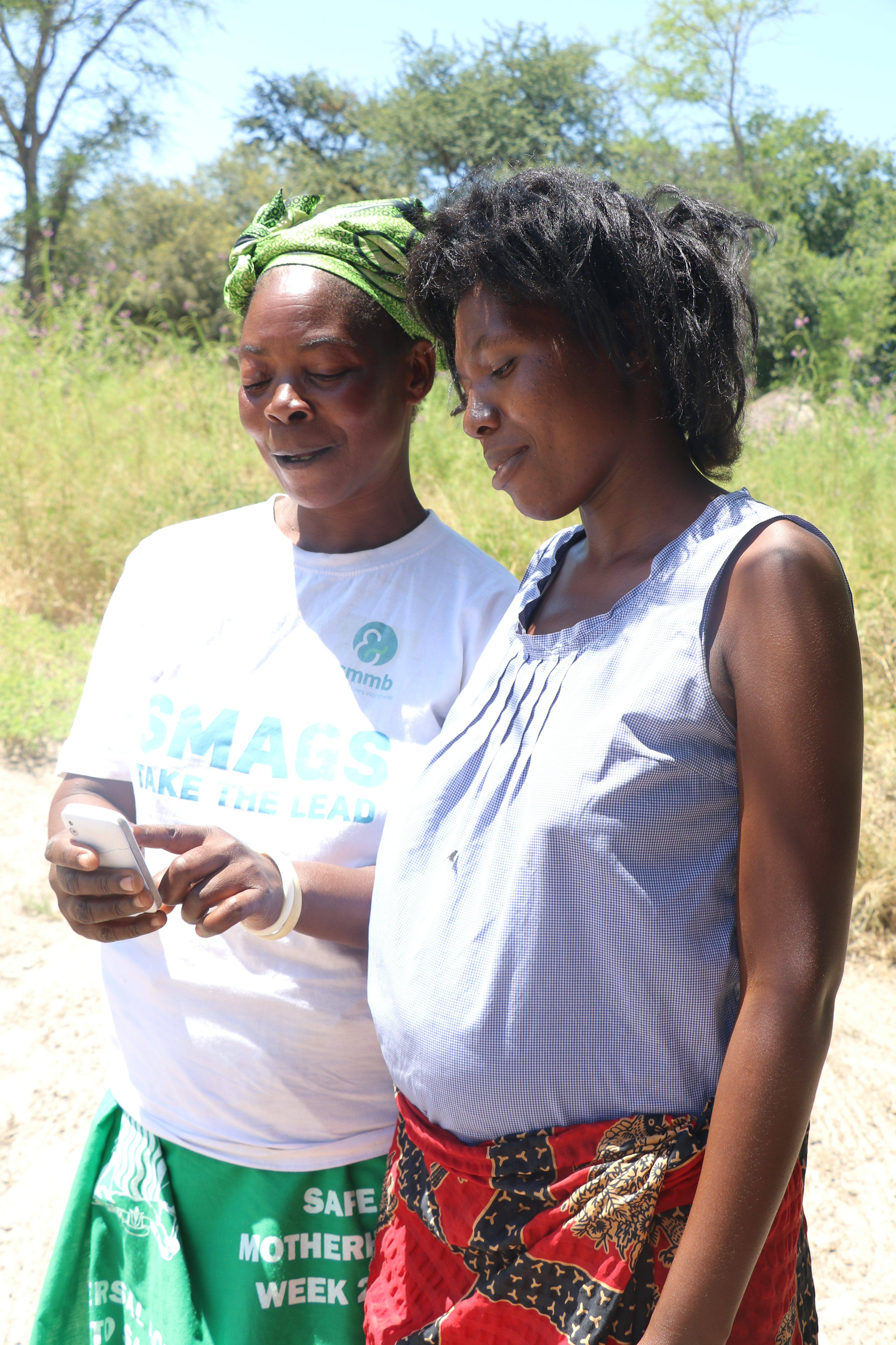 "Most women don't remember the details about their pregnancy, like due dates or antenatal visits. The technology provides on-the-spot information that helps ensure a healthy pregnancy." - Lumba, Safe Motherhood Action Group member 