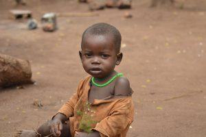 Baby in South Sudan