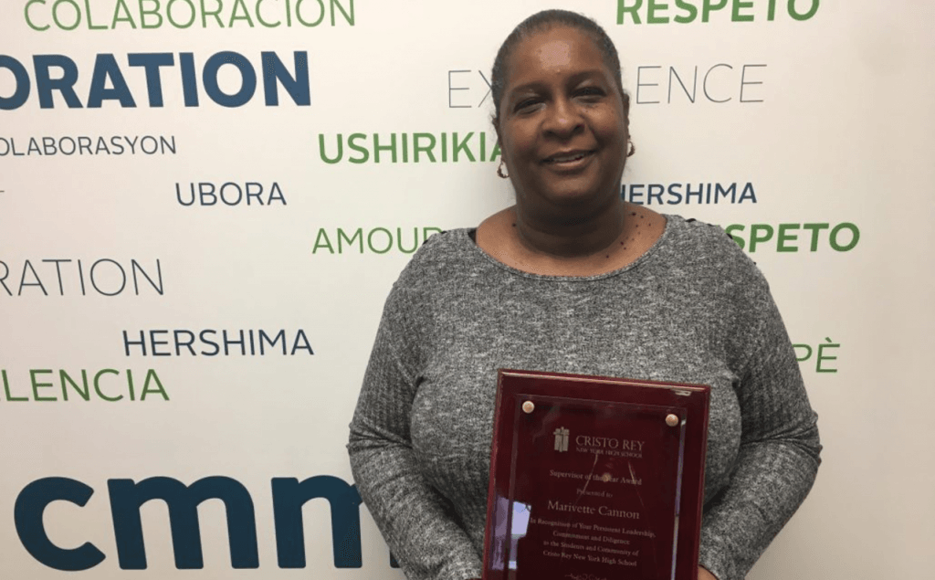 Marivette Cannon supervisor of the year