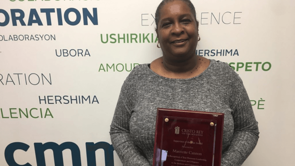 Marivette Cannon supervisor of the year