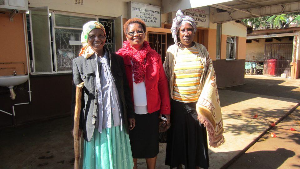 With loving care and the power of prayer, Busi (L) is getting better every day.