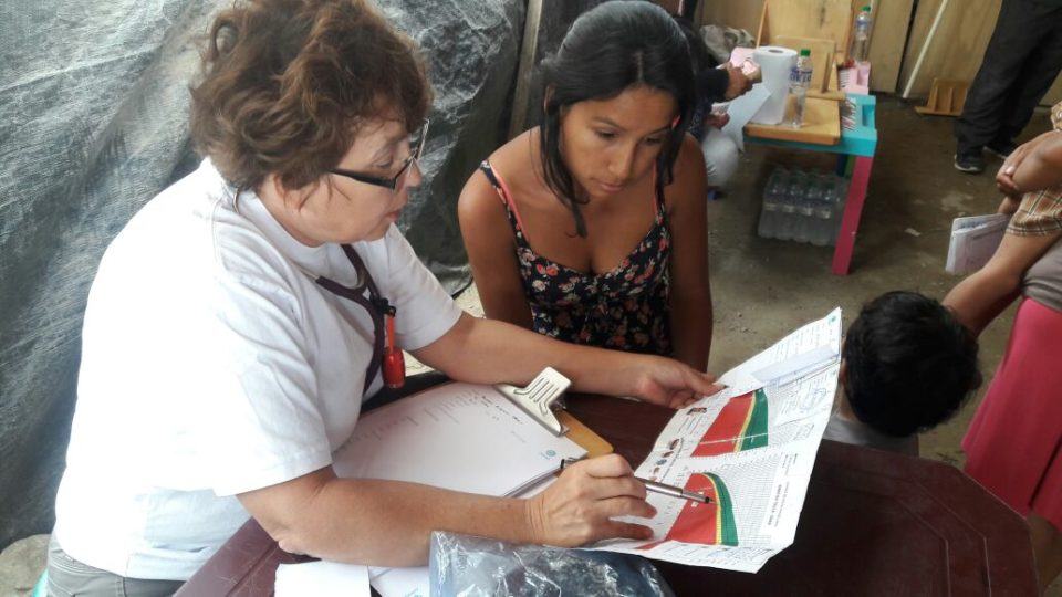 Dr. Coleen Hart is serving in Peru. She started in Trujillo because of the flash floods that needed immediate action.