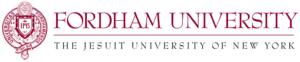 Fordham University logo for volunteer publication.
