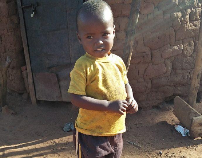 Francis Mutua Kamana aged 2 and half Francis, 2