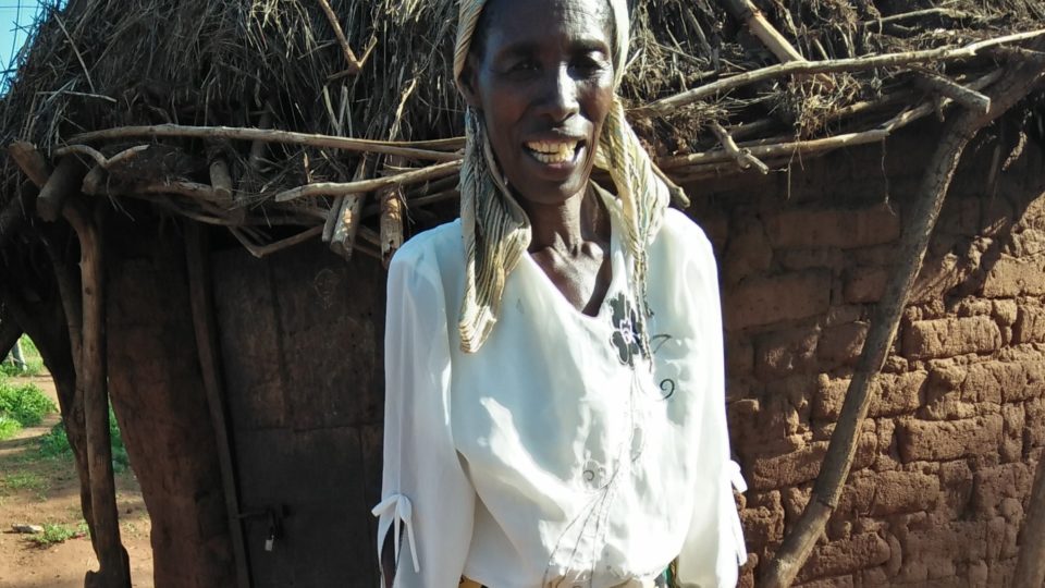 Francis with her aged grandmother Francis, 2