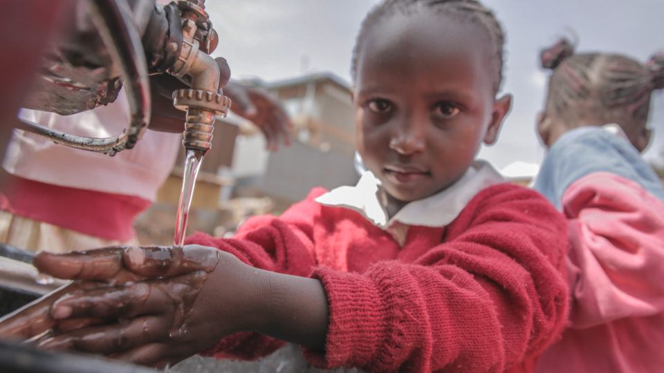 World Water Day, Child Washing Hands