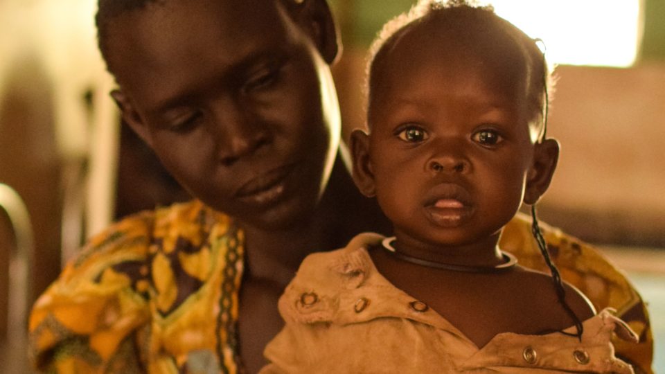 Mother and child from South Sudan