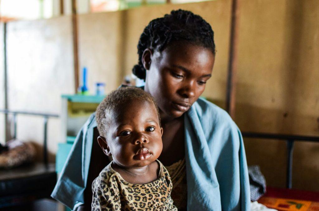 A picture of a mother and her child in South Sudan. From Dr. Matthew Jones' second video blog from South Sudan