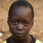 Juma, an orphaned child in South Sudan as a result of armed conflict