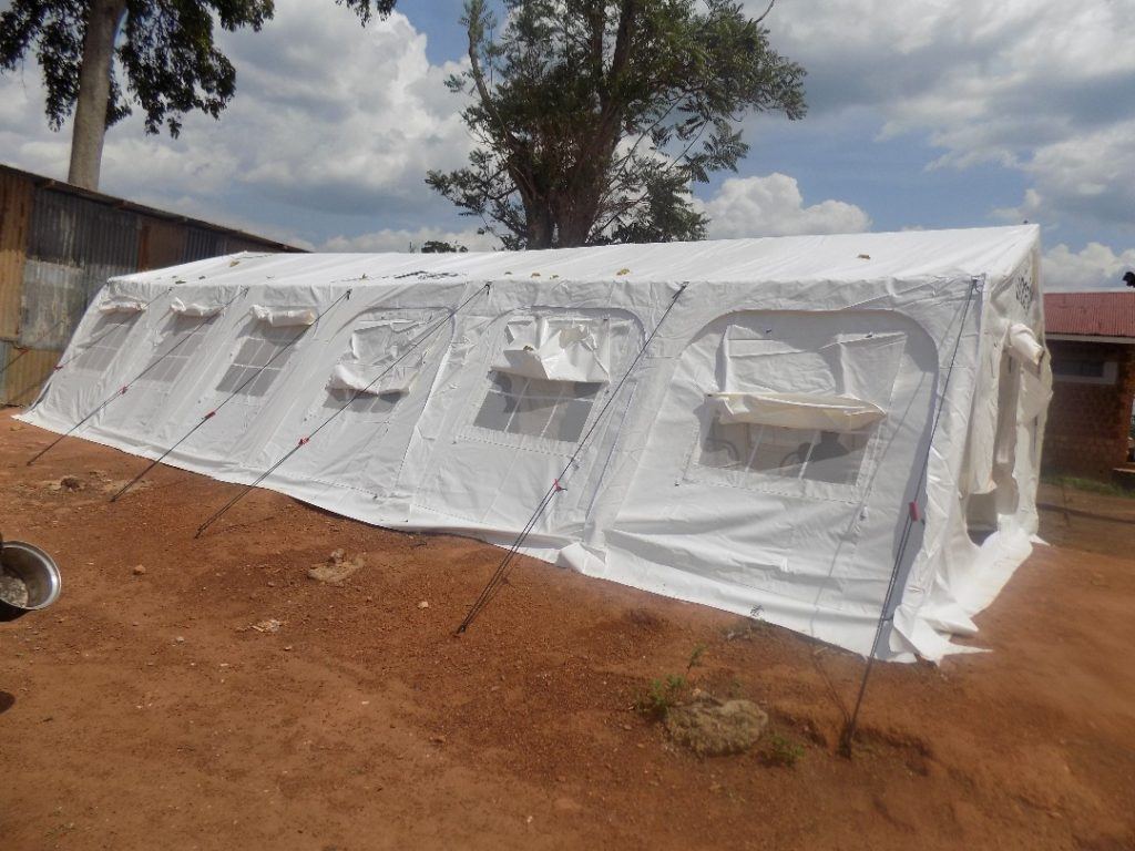 Tent for overflowing patients