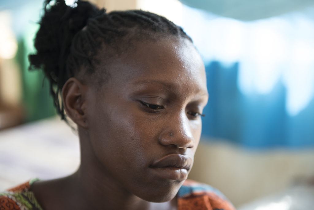 Christineis a 19 year old lady. She suffered from malaria, and was admitted for treatment. She had a miscarriage while 3 months pregnant and lost her. She is from Nara, but visits the CMMB PHCC for medical care.