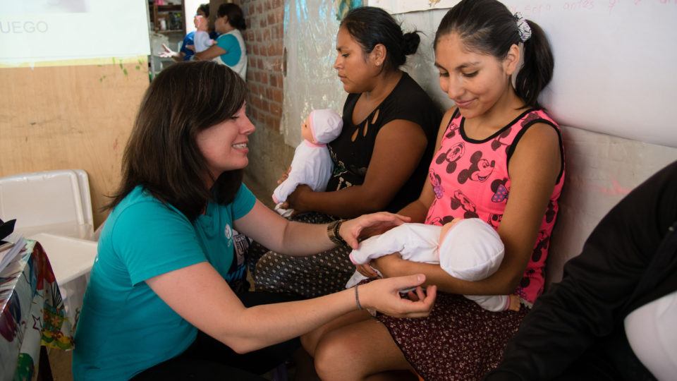 Brynn is an international volunteer with CMMB in Peru