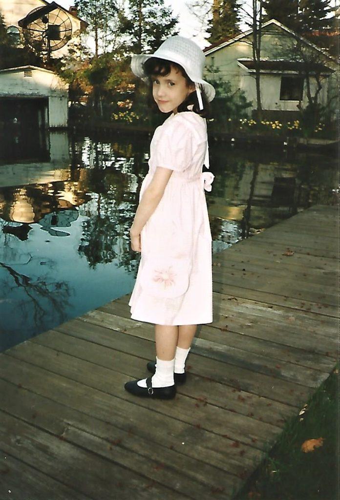 Sarah Rubino, at age eight