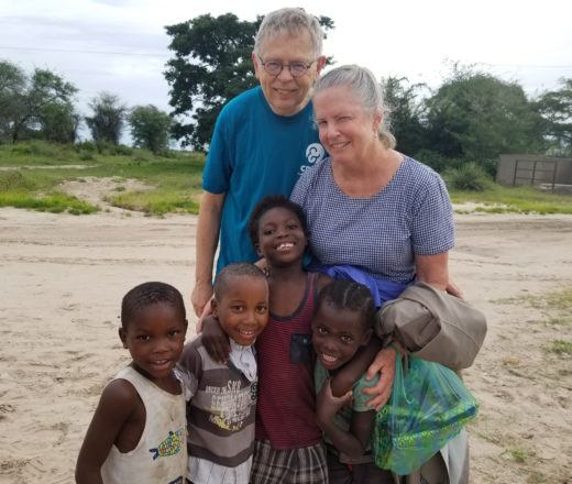 Patricia O’Neil Hoying and John Hoying in Mwandi Medical Missionaries Patricia O'Neil Hoying and John Hoying in Mwandi, Zambia.