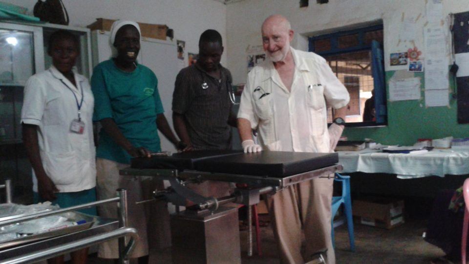 Dr. Harry at the Nzara Mission Hospital in South Sudan
