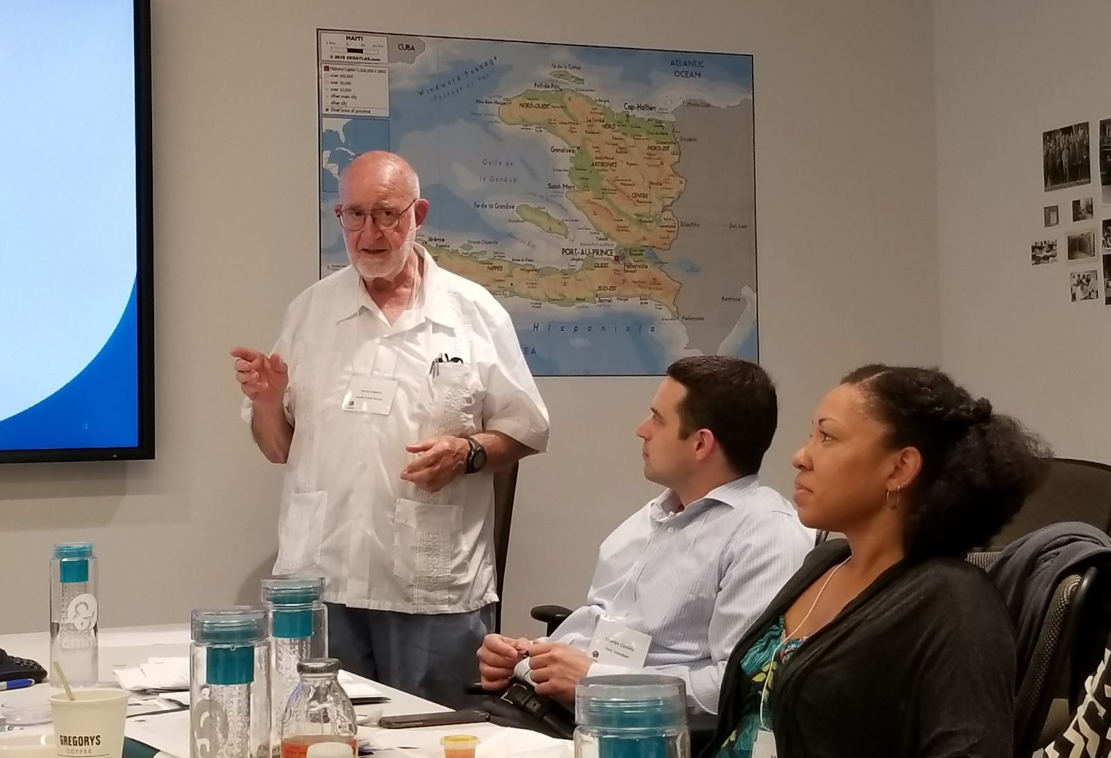 Dr. Harry presenting to volunteers at our June 2018 orientation