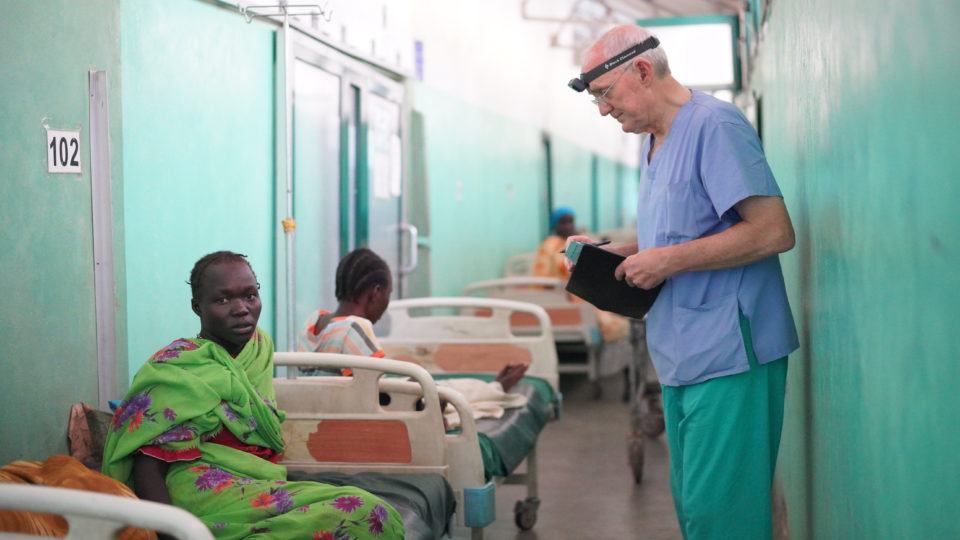 Dr. Jim Peck in the Nuba Mountains