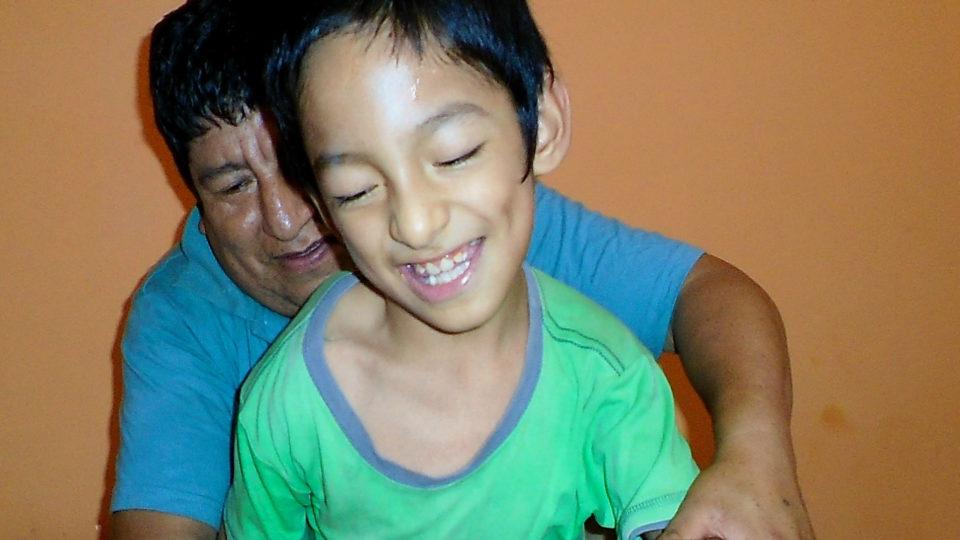 Leonel with a big smile - CMMB Peru Angel