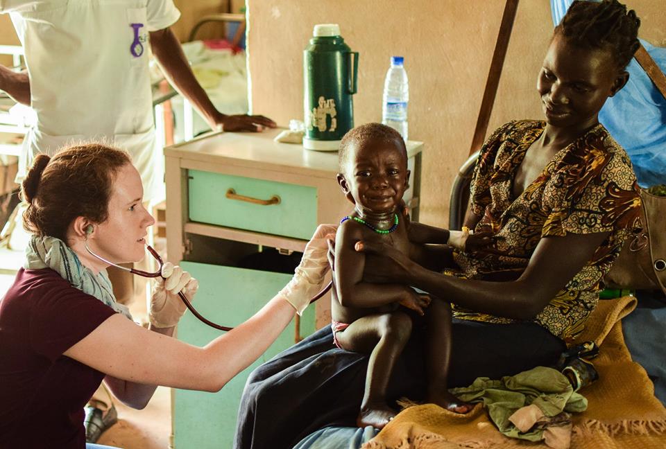 Sarah Rubino is an international volunteer serving at St. Theresa Hospital in South Sudan.
