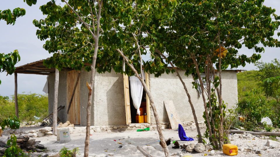 Jonelson's home in Haiti.