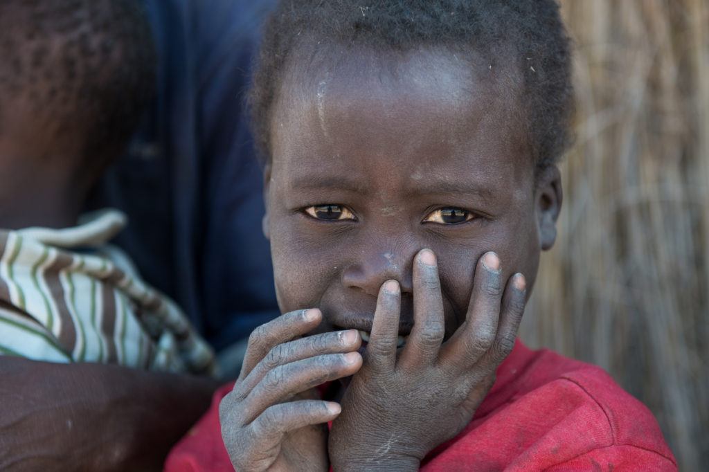 A child in Mwandi, Zambia 