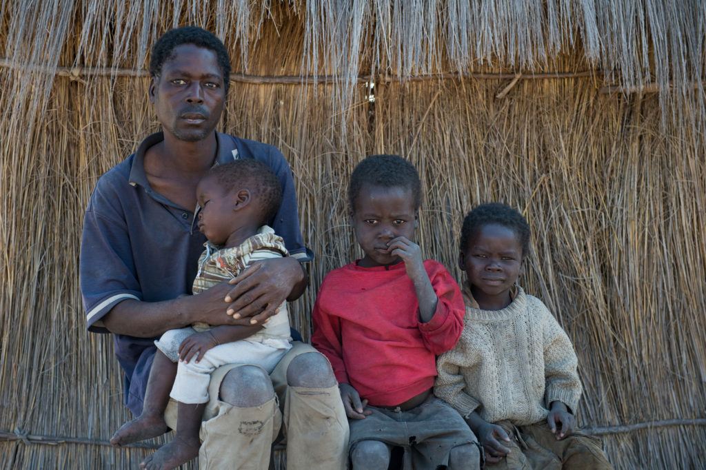 A father and his children - CMMB - Mwandi