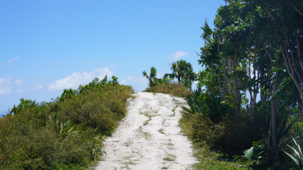 The terrain of Haiti