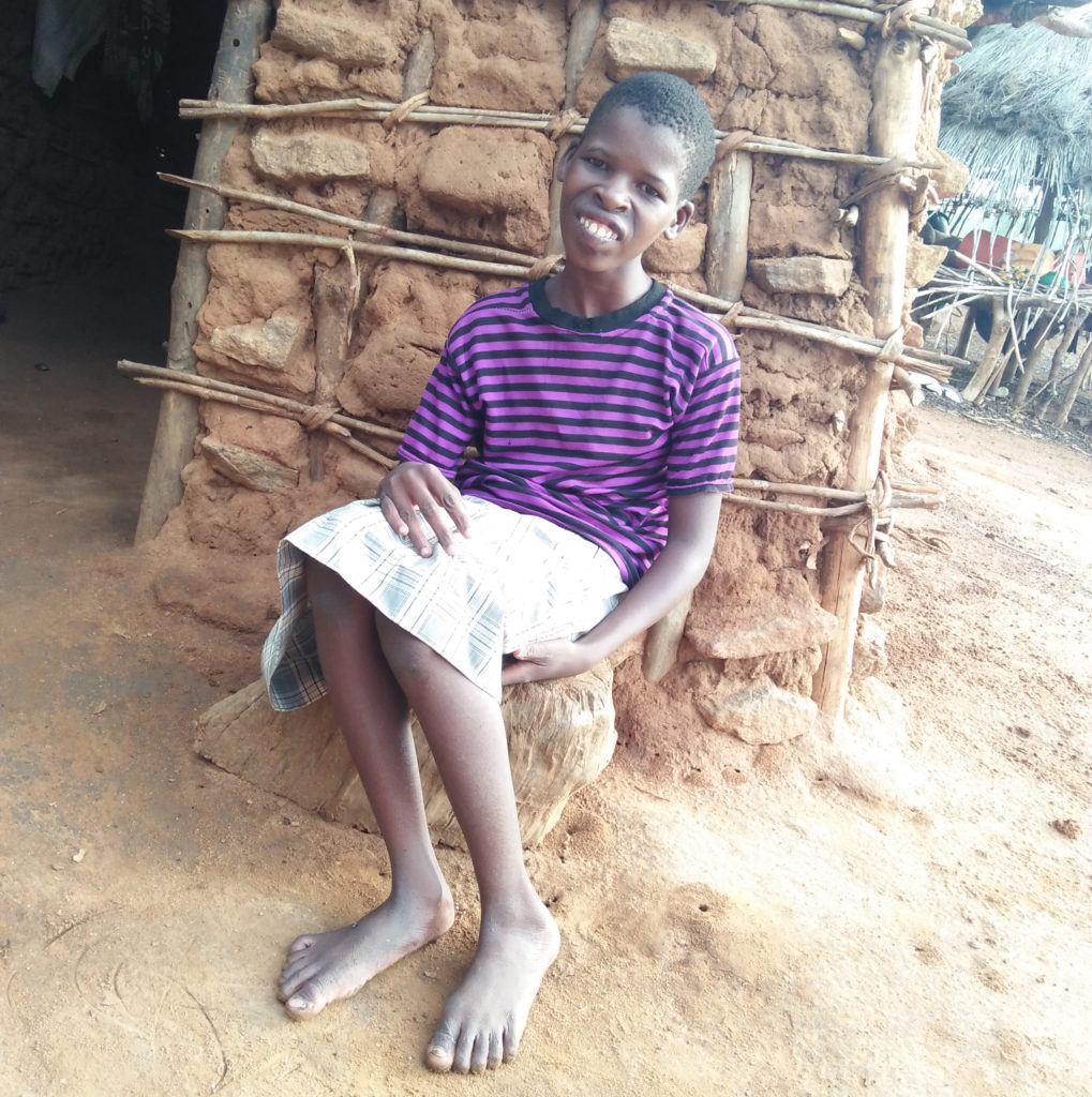 Alice Mutali Mary 14 years and disabed