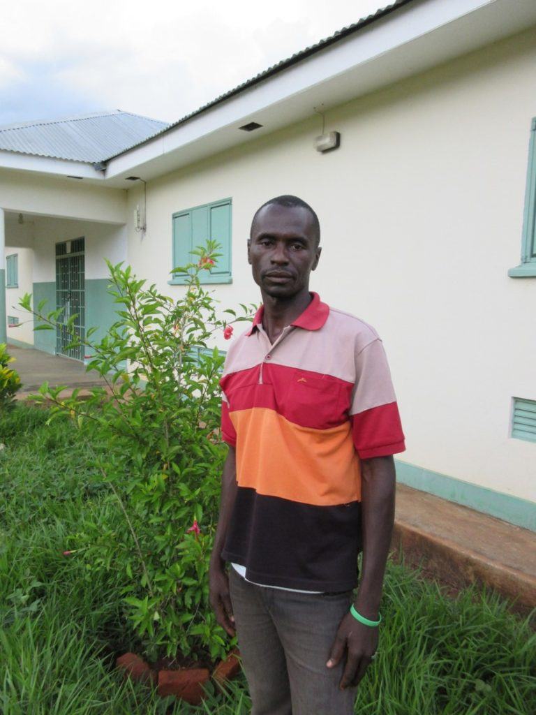 A photo of the man who asked Martin Rubino to take his photograph at St. Theresa Hospital in Nzara, South Sudan.