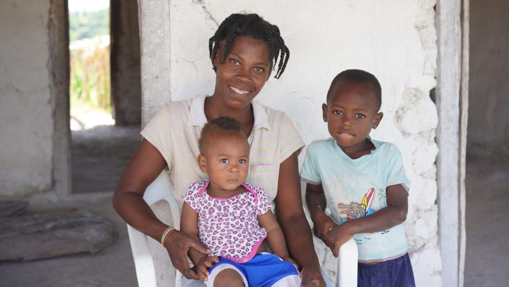 Family in Haiti