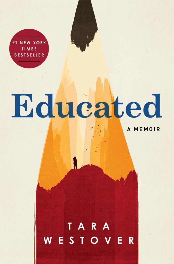 novel cover for "Educated"
