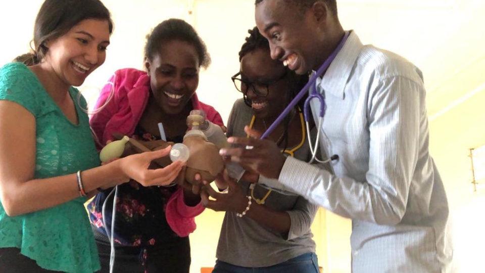 Samantha Hodge leading a training in Mutomo, Kenya