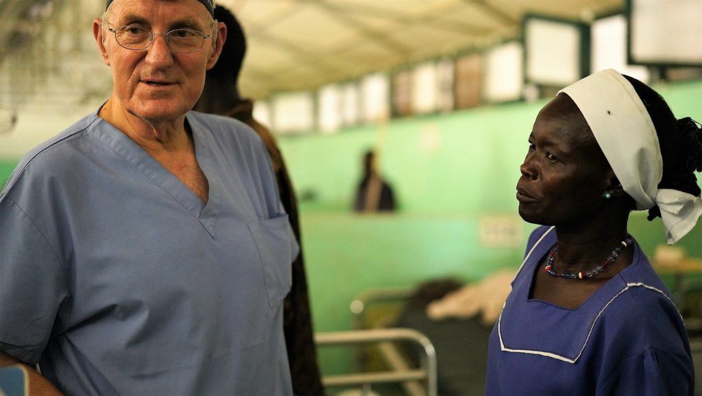 dr jim peck in sudan hospital