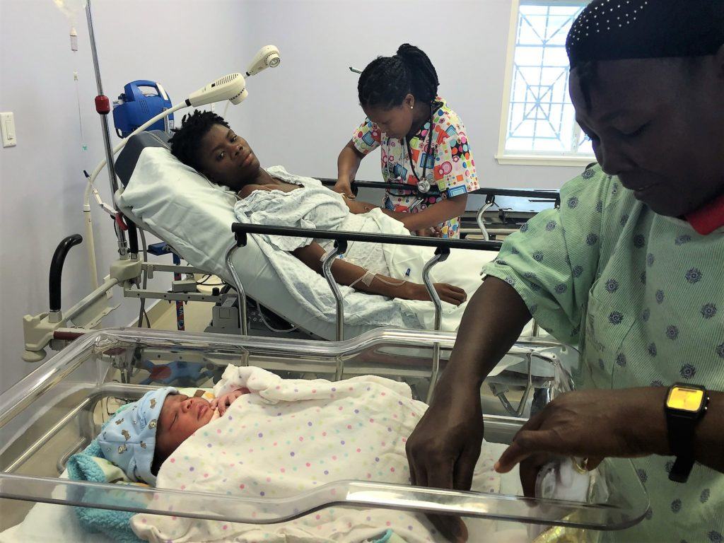 maternity ward at Bishop Sullivan hospital