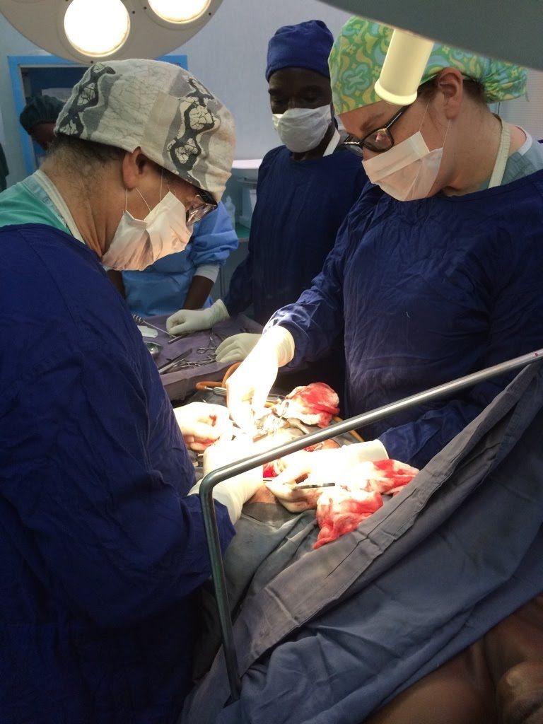 Dr. Sclafani performs surgery in Malawi 
