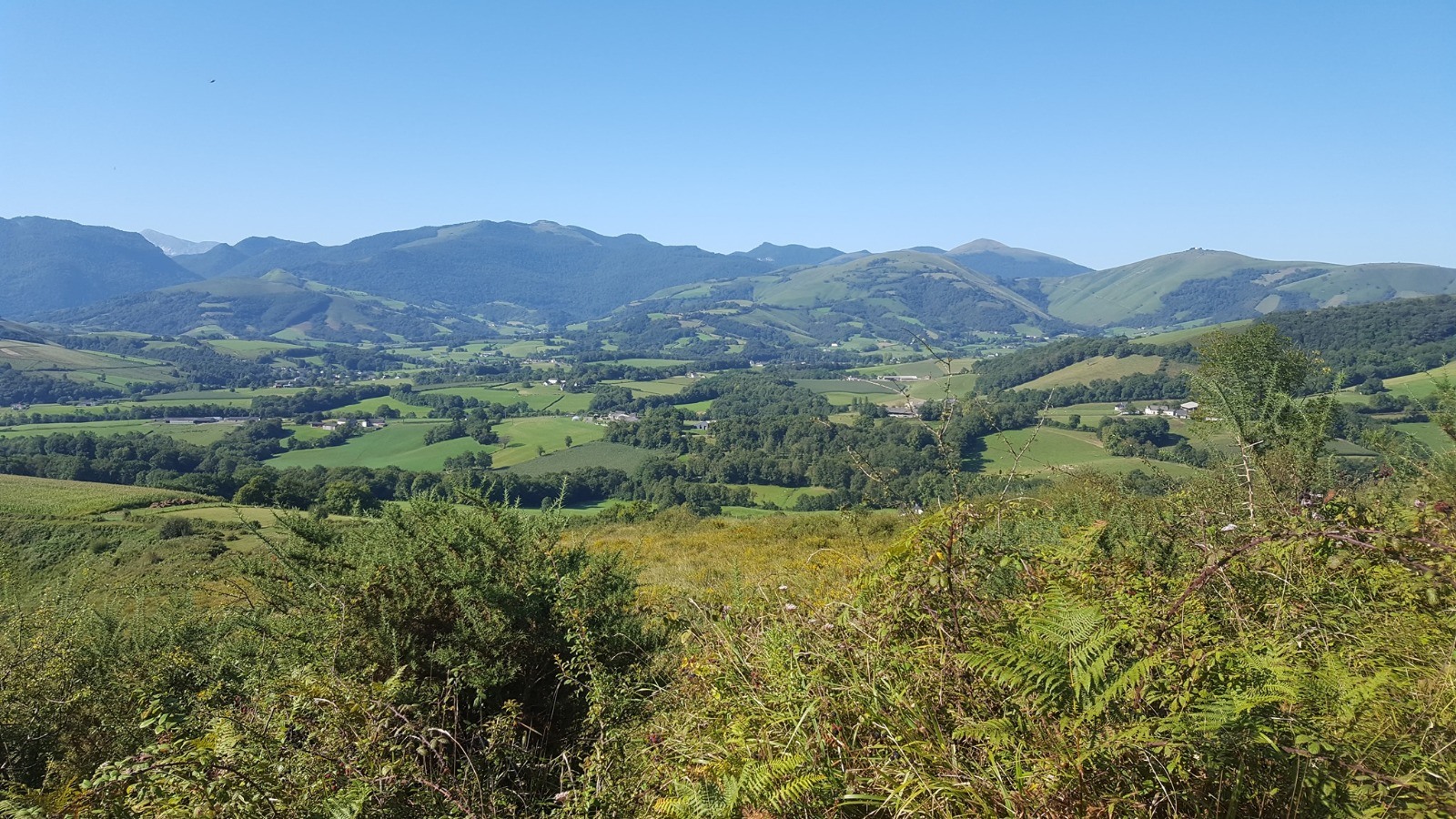 view from el camino de santiago