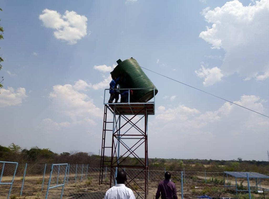 CMMB installs water tank in Zambia